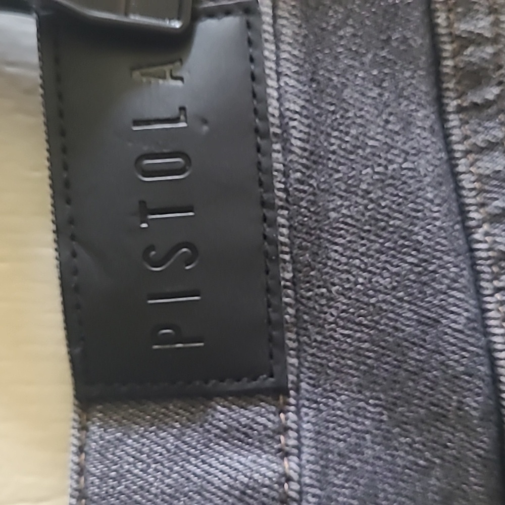 Pistola Charcoal Denim Distressed Jeans Sz 29 - Picture 5 of 7